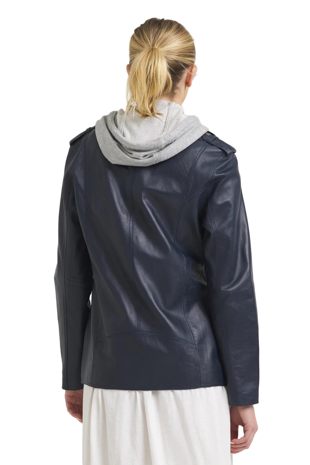 Molly Burnished Leather Jacket