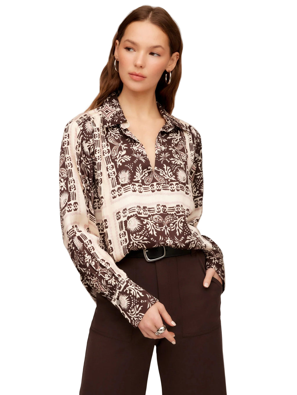 Tess Half Placket Shirt