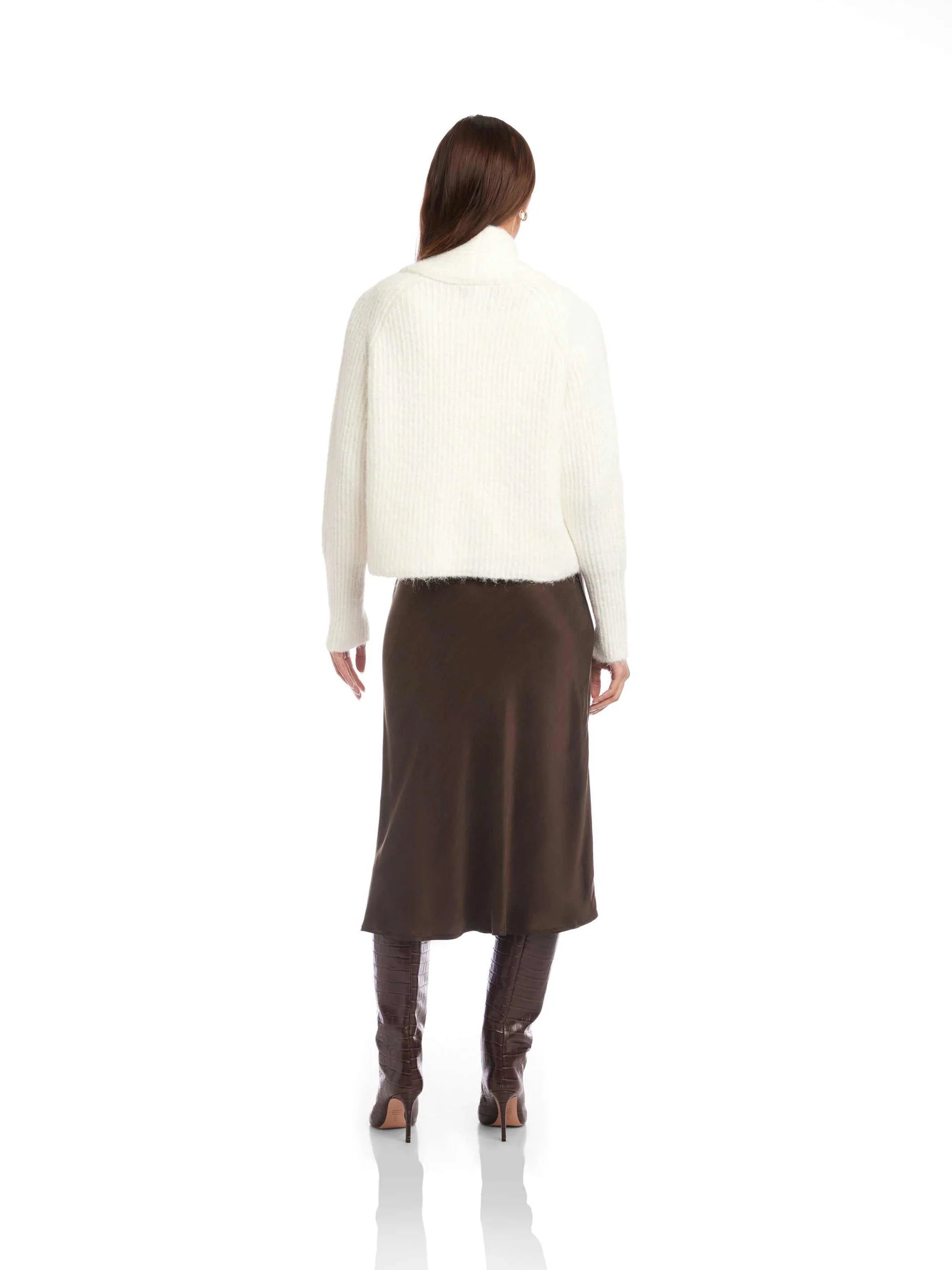 Cropped Cardi in Cream