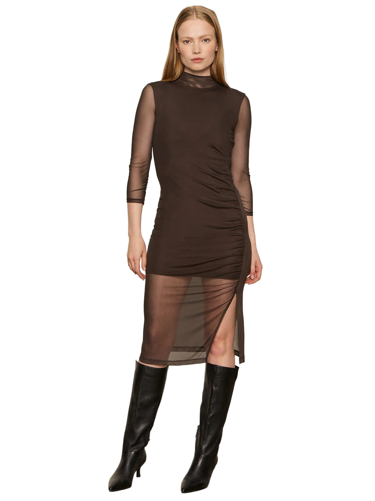 Night Out Mock Dress Semi Sweet