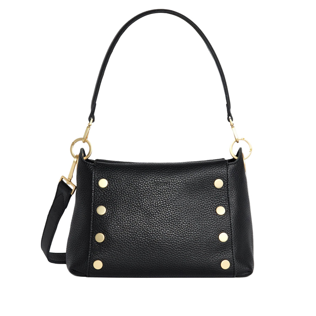 The Bryant Medium - Black/Brushed Gold Red Zip