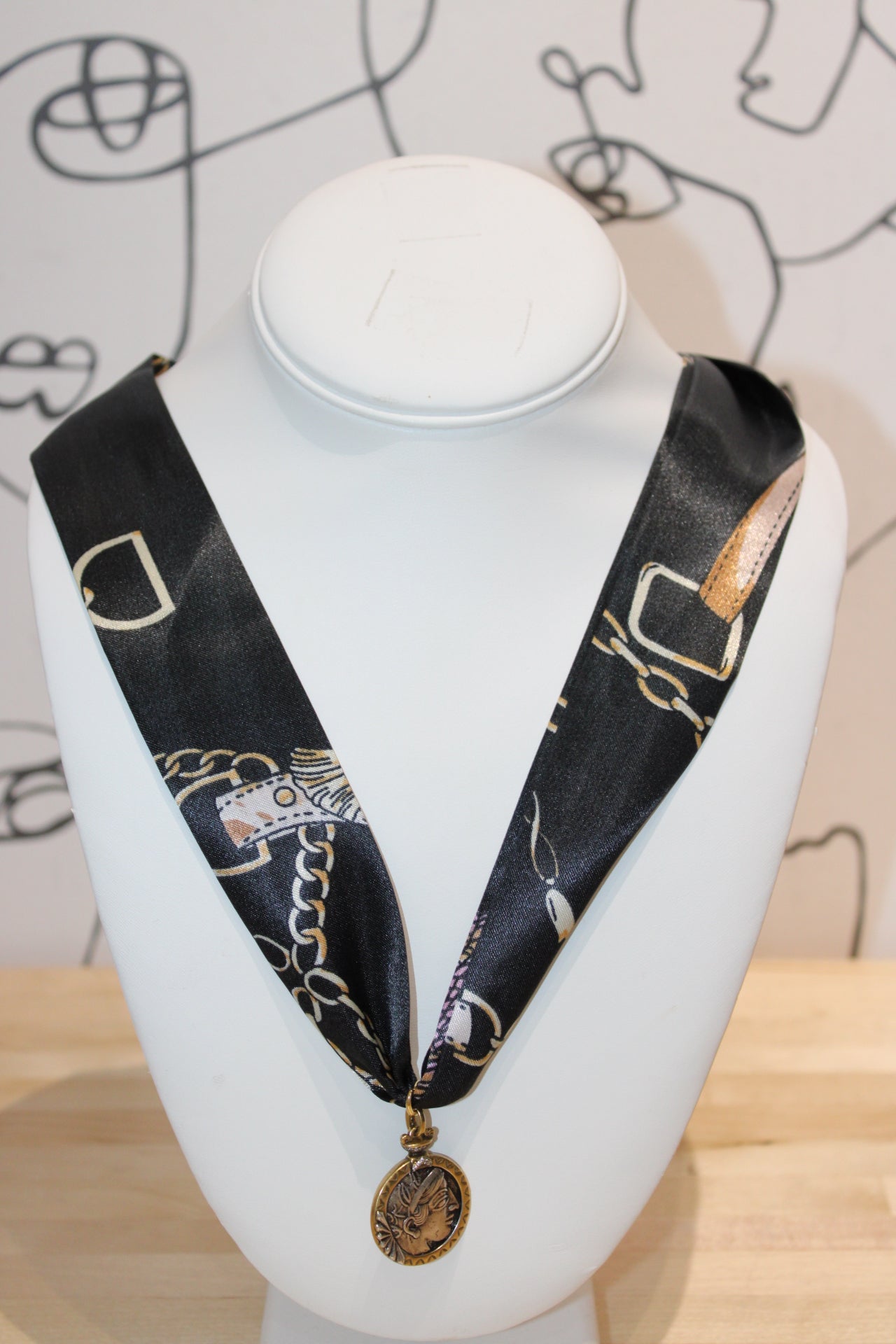 Radiance Silk Scarf Necklace