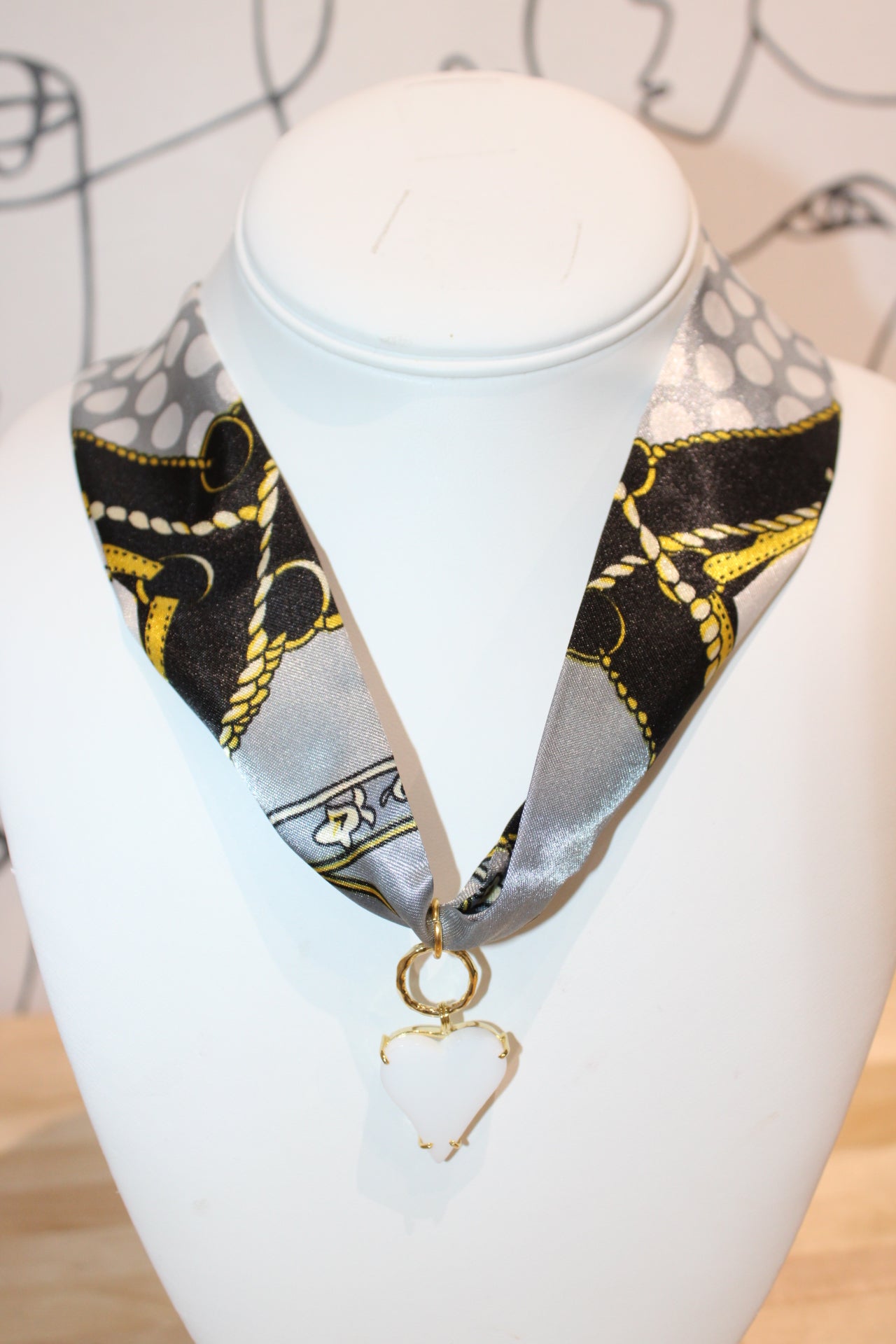 Radiance Silk Scarf Necklace