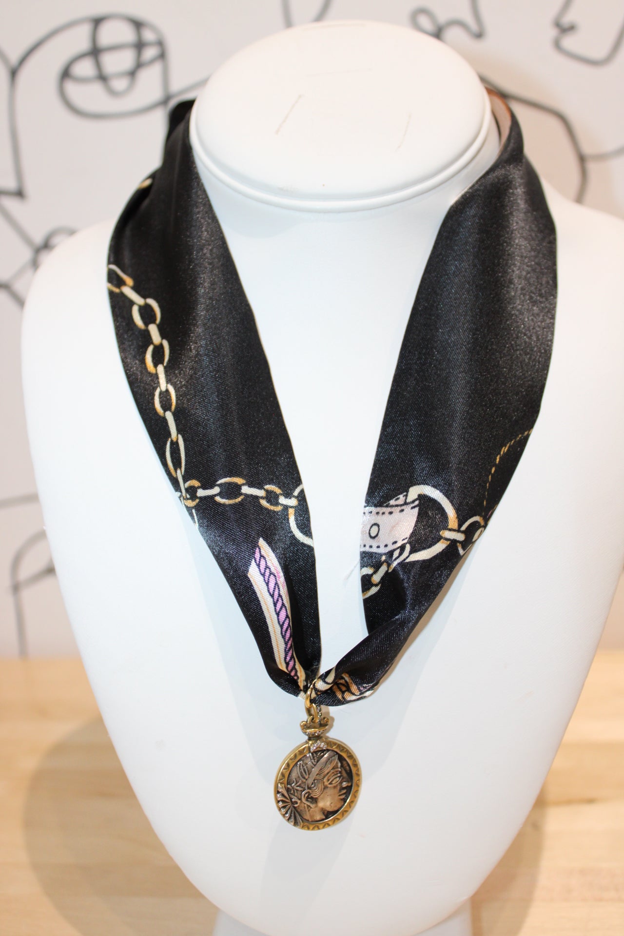 Radiance Silk Scarf Necklace