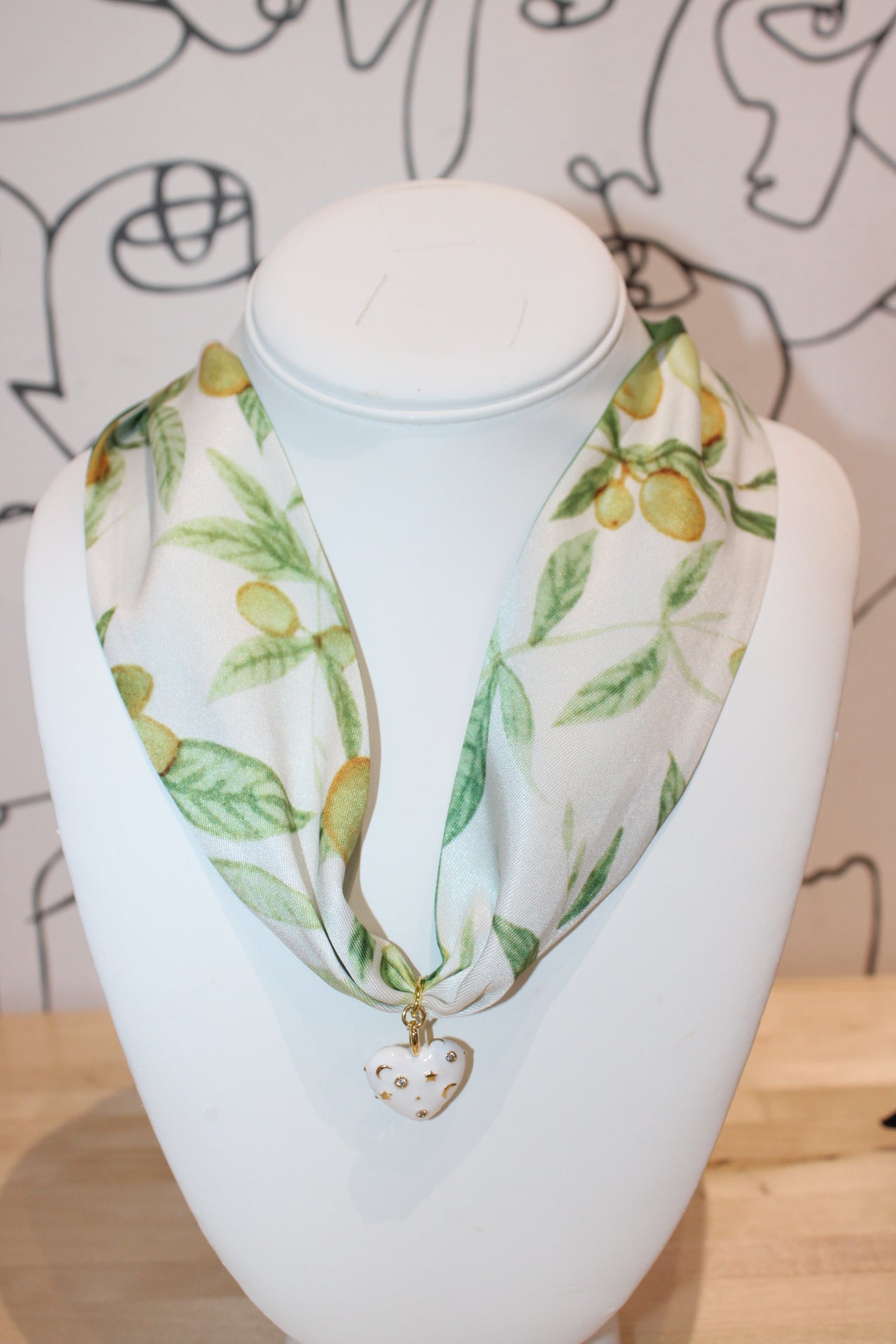 Radiance Silk Scarf Necklace