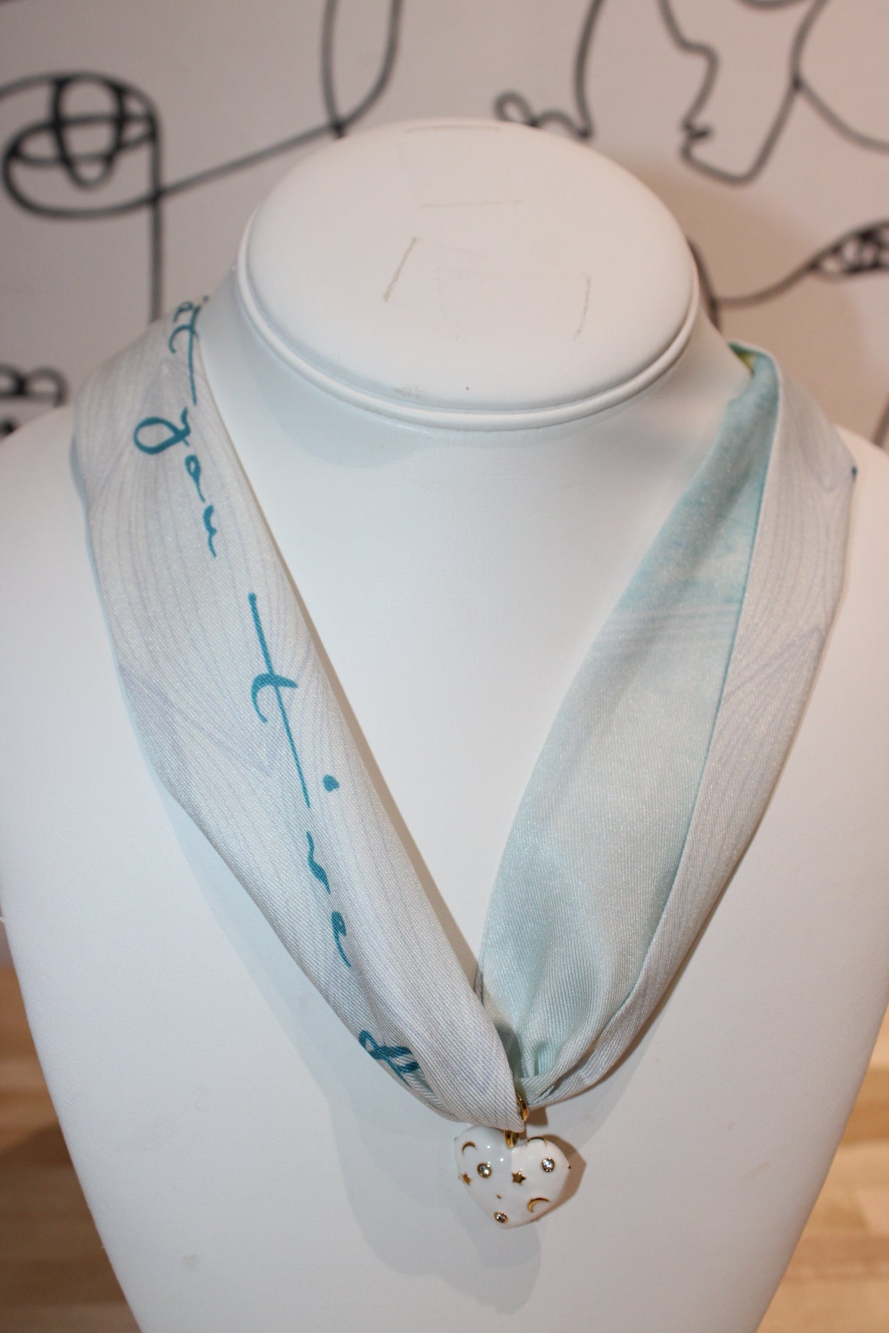 Radiance Silk Scarf Necklace