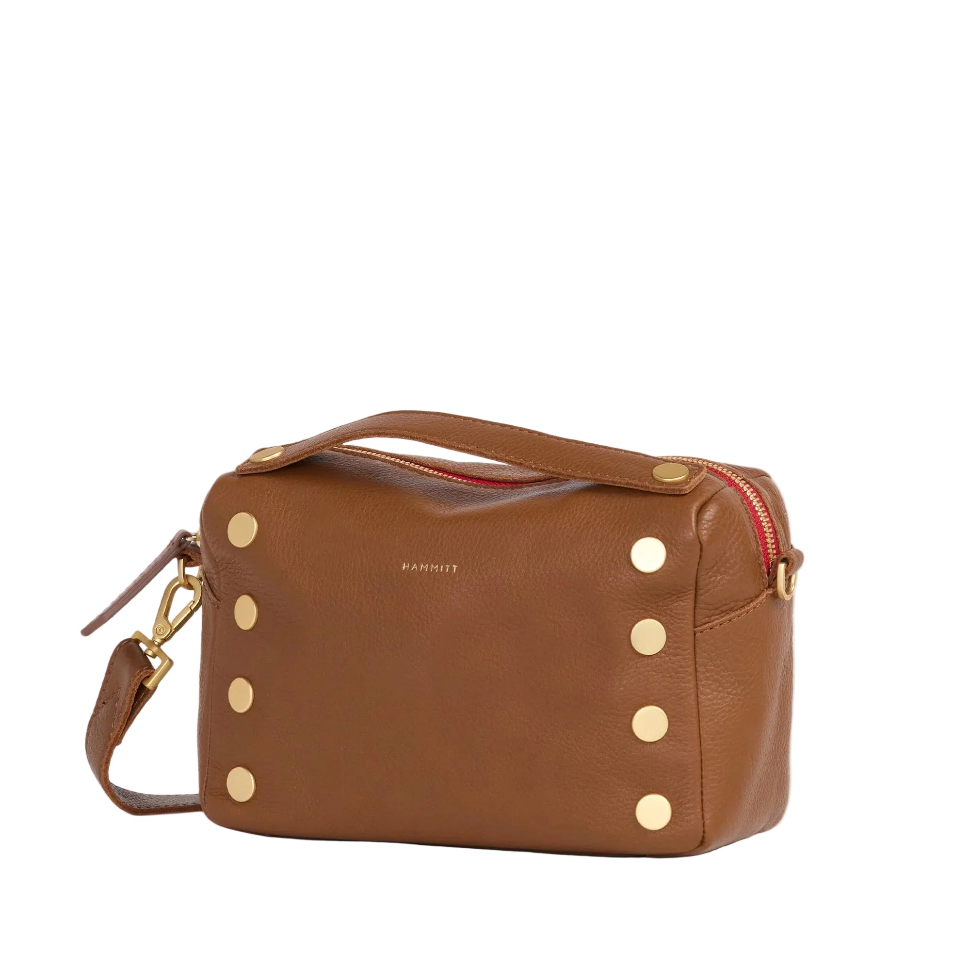 Evan Crossbody- Mahogany Pebble