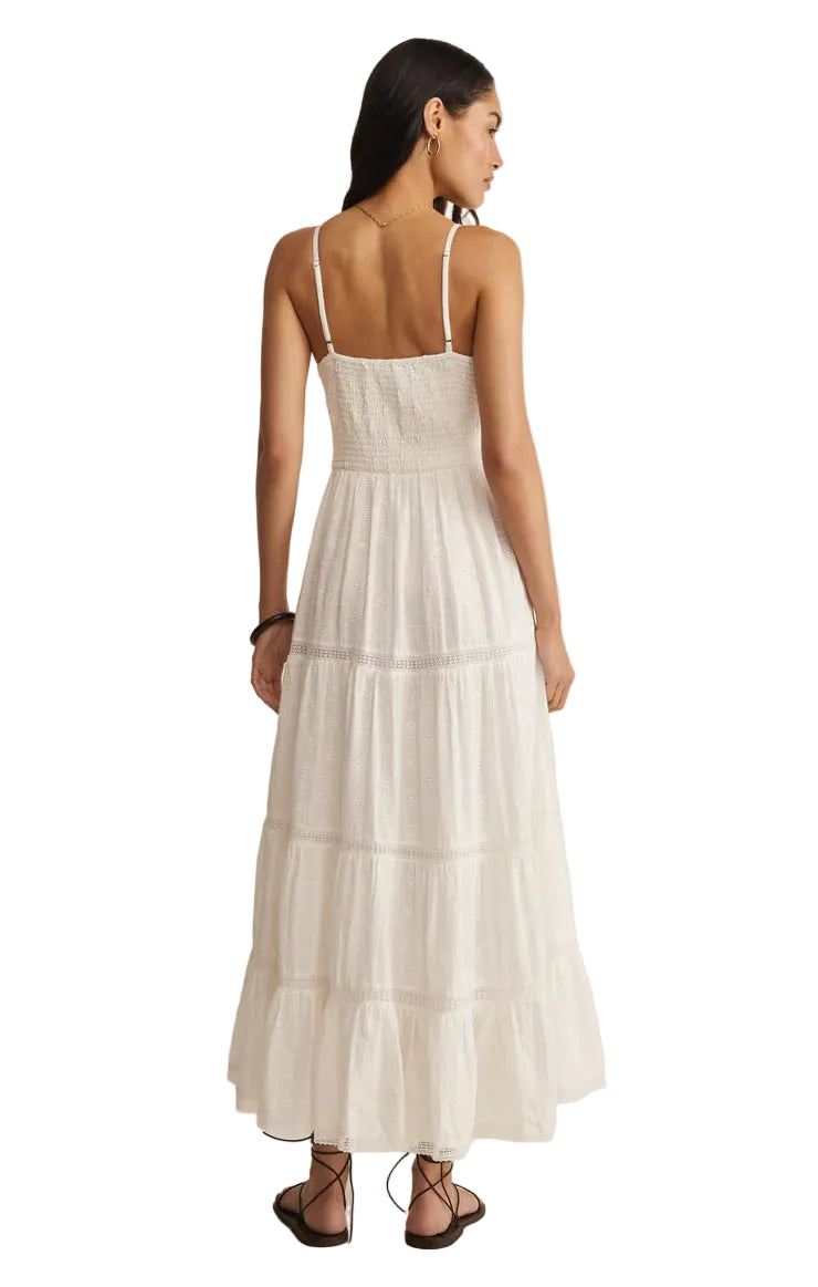 Behati Eyelet Midi Dress