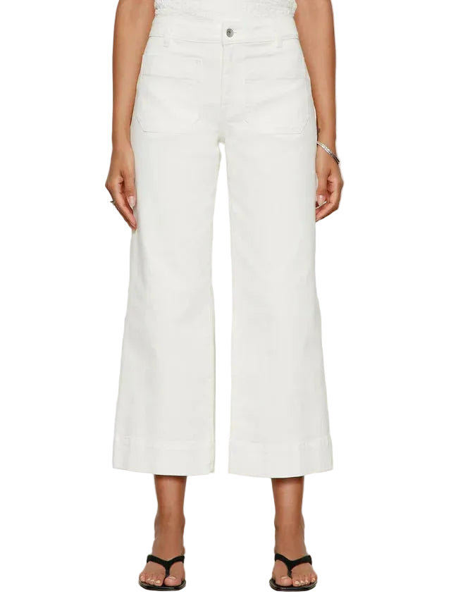 The Marine Jean in Bleached White